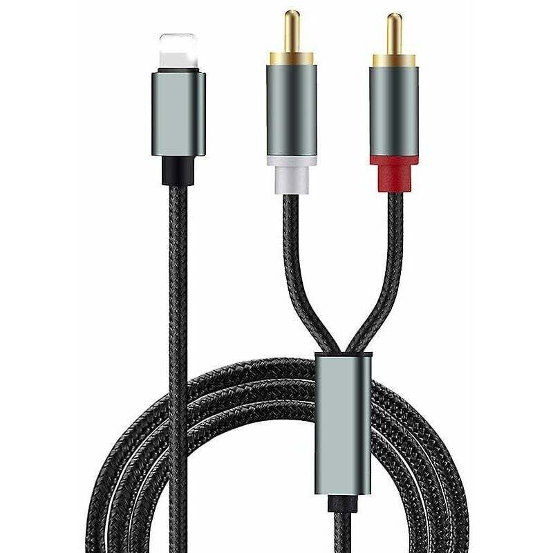 Apple-auf-2RCA-Lotus-Kabel, Audiokabel, Lautsprecher, Verstärker, iPhone, Handy-Verbindung, Audiokabel, Besser