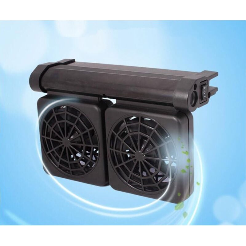 Jalleria - Aquarium-Kühler, Aquarium-Ventilator, Aquarium-Ventilator, Marine-Ventilator, 2 Ventilatoren