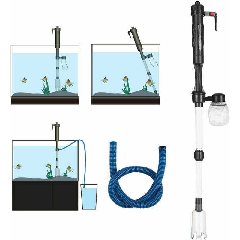Aquarium-Staubsauger und Siphon, elektrischer Aquarium-Wasserwechsler, Sandwäscher, Vakuum-Siphon-betriebenes Kies-Aquarium-Reinigungswerkzeug
