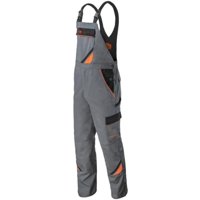 Arbeitslatzhose grau mit Kniepolstertaschen 44