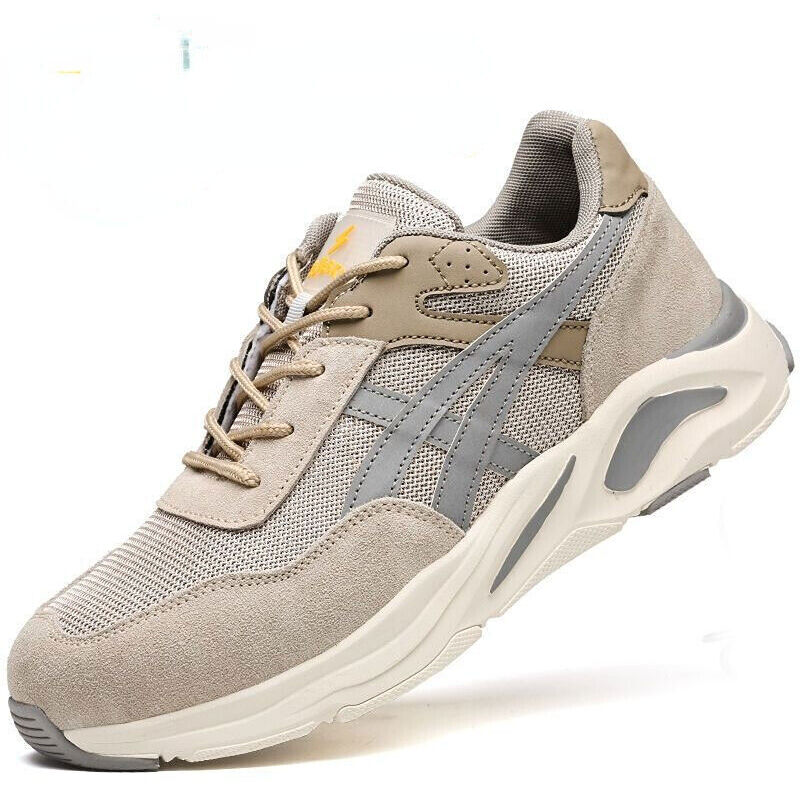 Arbeitsschuhe für Herren und Damen, leichte, atmungsaktive Sicherheitsschuhe mit Stahlkappe -38