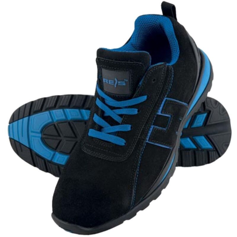 Reis - Arbeitsschuhe sb sra Halbschuhe Wildleder schwarz/blau 45