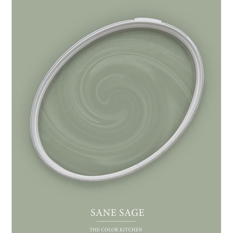 A.s.creations - Wandfarbe Grün matt The Color Kitchen Sane Sage Exklusive Innendispersion Hohe Farbintensität 2.5 Liter
