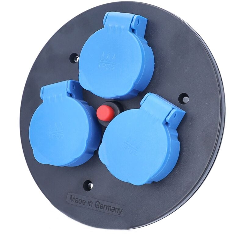 as - Schwabe 3-fach Steckdosen Schweizer Ausführung 230V 10A IP55