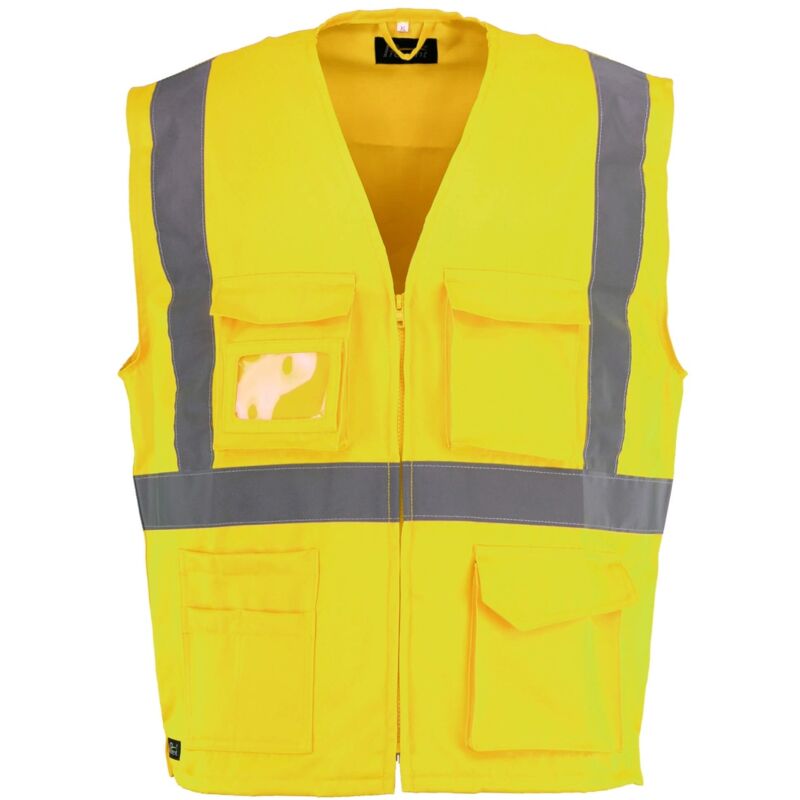 Prevent Trendline Warnweste ptw-wt Gr. m leuchtgelb/marine - Asatex