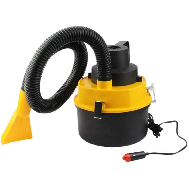 Beutelloser Staubsauger, Aschesauger für Pelletöfen - 2000 ml Tank - 2000 Pa Saugleistung (Gelb)