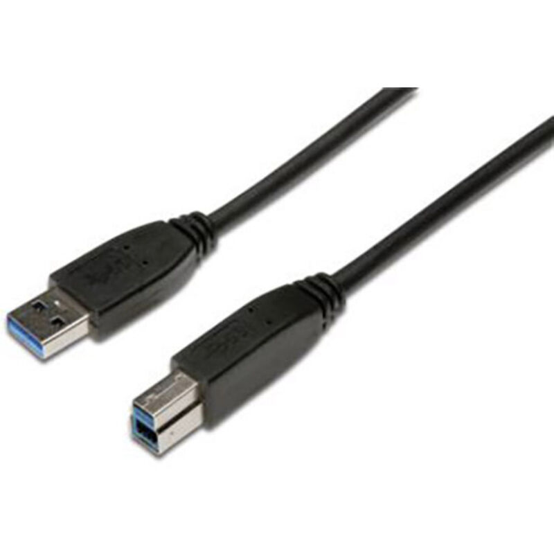 Digitus - USB-Kabel usb 3.2 Gen1 (usb 3.0 / usb 3.1 Gen1) usb-a Stecker, usb-b Stecker 1.80 m Schwarz