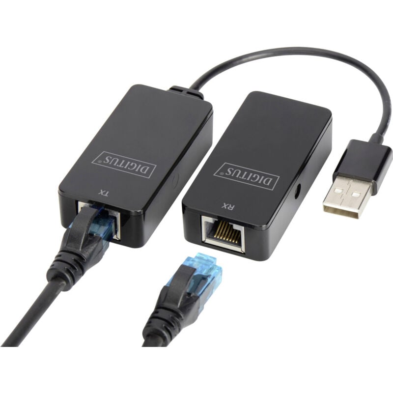 Digitus USB 2.0, Computer, Maus, Netzwerk, Notebook, Tastatur/Maus Adapter [1x USB 2.0 Buchse A, USB