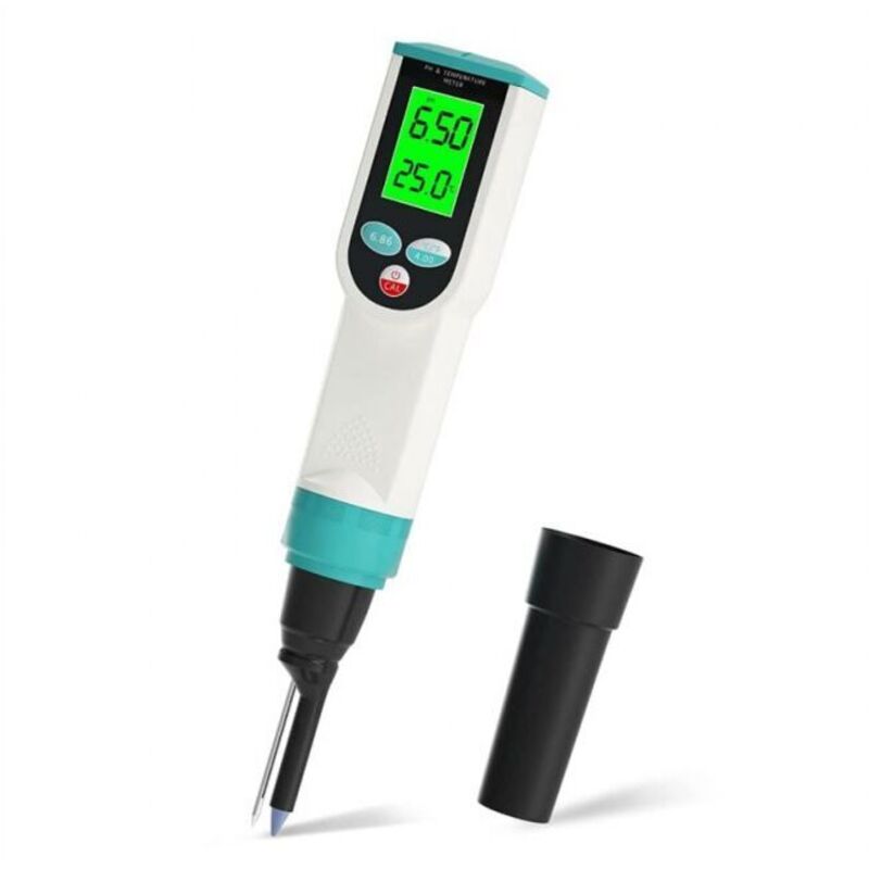 Ymyny - atc Lebensmittel-pH-Tester, PH-Meter, wasserdichtes digitales Lebensmittel-pH-Meter mit hochpräziser pH-/Temperatursonde mumu