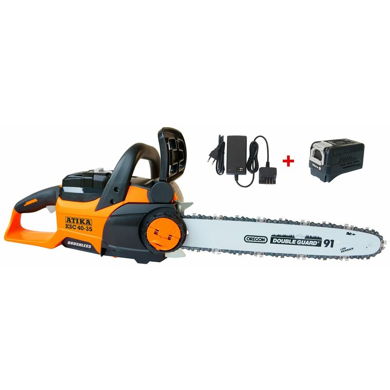 Ksc 40-35 Akku Profi Kettensäge Motorsäge 2,0 Ah, 36 v Ladegerät - Atika