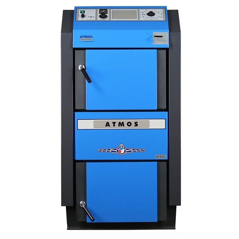 Atmos - Holzvergaserkessel DC30GSE Biomasseheizkessel 30 kW gse Volllastkessel