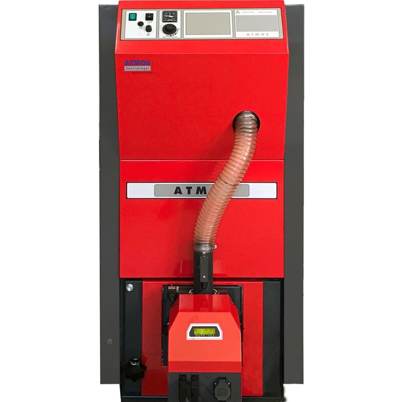 Atmos - Pelletkessel Kompakt PX10 inkl. Förderschnecke mit Pelletbrenner A25PX