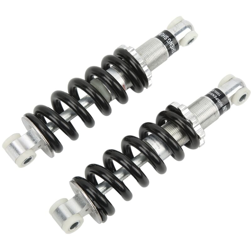 ATV-Stoßdämpfer, 1 Paar 180mm Roller-Motorrad-Stoßdämpfer 1500LBS Verstellbarer Federungsstoßdämpfer Motorradzubehör für Elektrofahrrad, Roller, ATV.