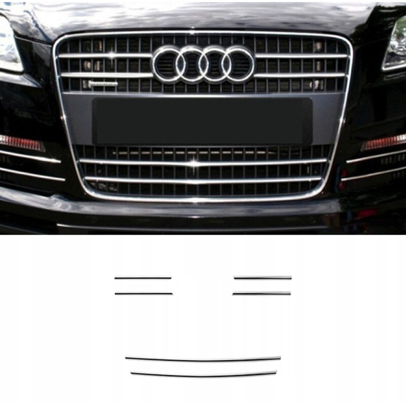 AUDI Q7 - CHROMLEISTEN für GRILL CHROM Tuning