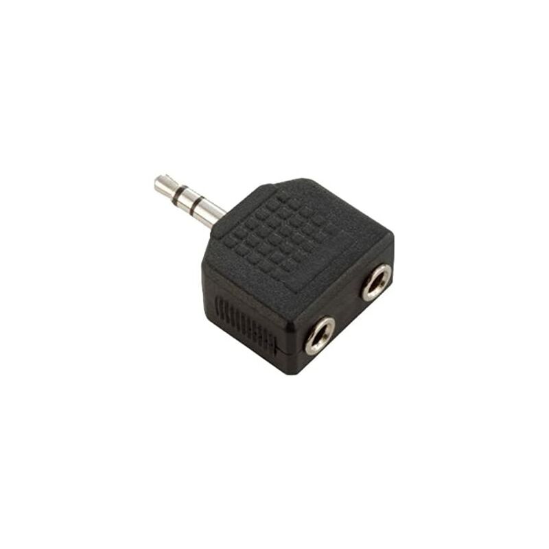 Audiokabel - Dédoubleur Jack 3.5 mm stéréo - Adaptateur Jack 3.5 mm mâle stéréo / 2x Jack 3.5 mm femelles stéréo