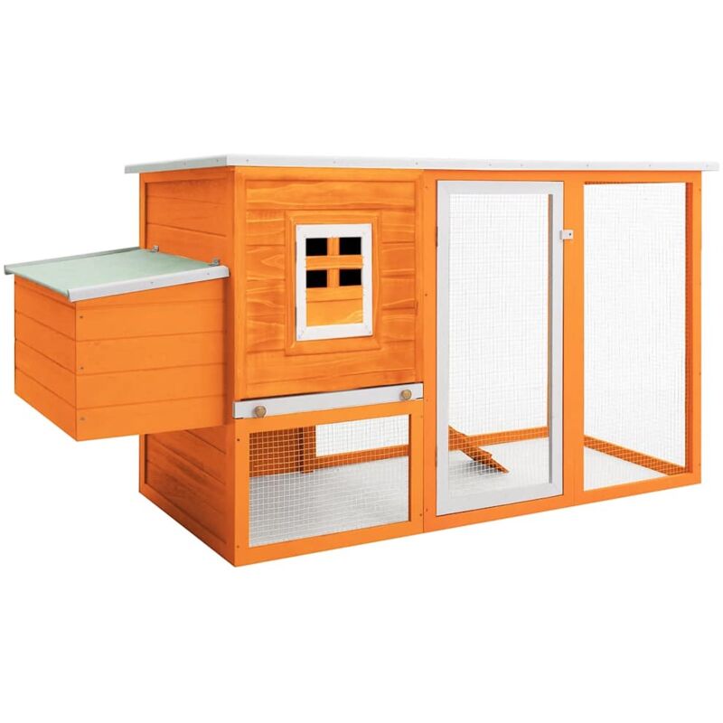 Hühnerstall mit 1 Legenest Holz - Vidaxl