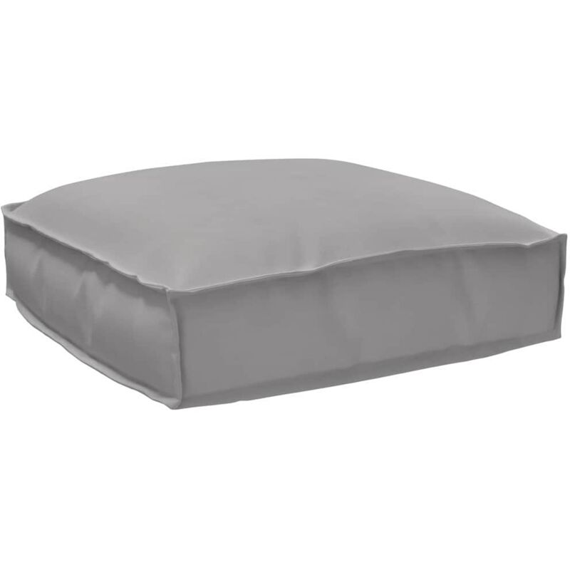 Palettenkissen für Sitzfläche Grau 50 x 50 x 12 cm Oxford Stoff Vidaxl