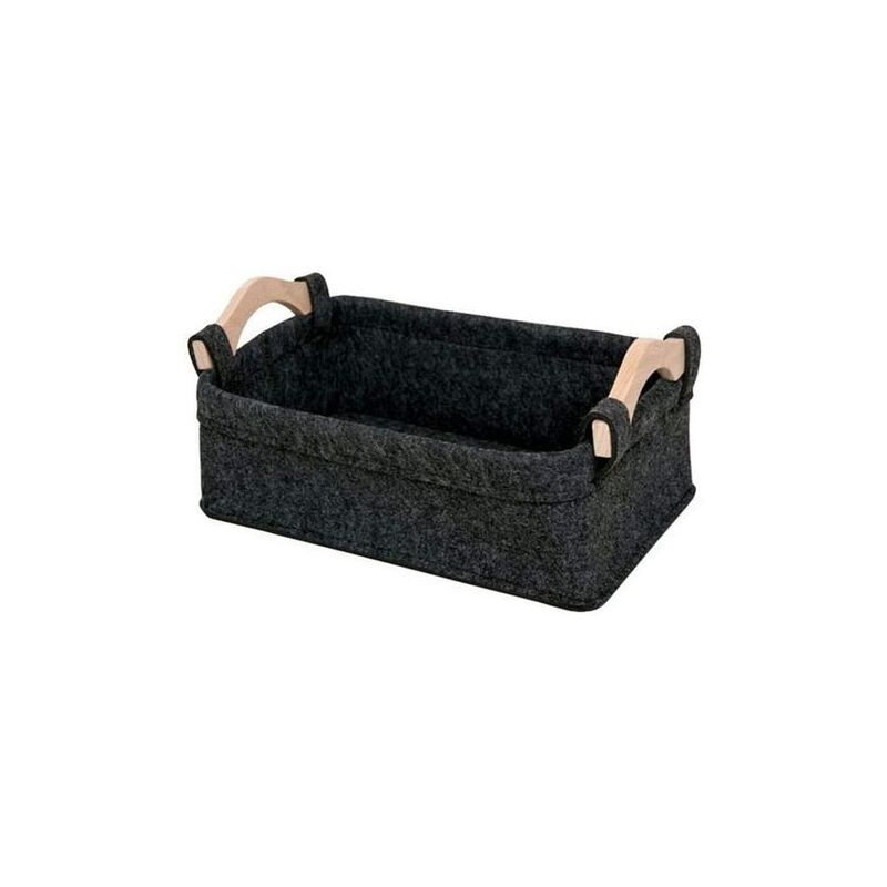Alovez - Aufbewahrungsbox aus Filz – faltbarer Korb mit Griffen für Spielzeug, Zuhause, Schlafzimmer, Büro, Vorräte, Wäsche,