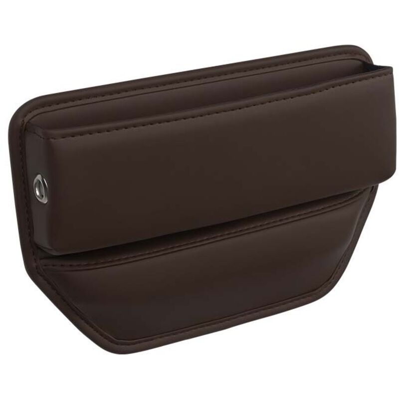 Aufbewahrungsbox aus PU-Leder, Organizer für den Autositz zur Aufbewahrung von Handys, Geldbörsen, Karten, Münzen, Bechern, gleiche Ausrichtung