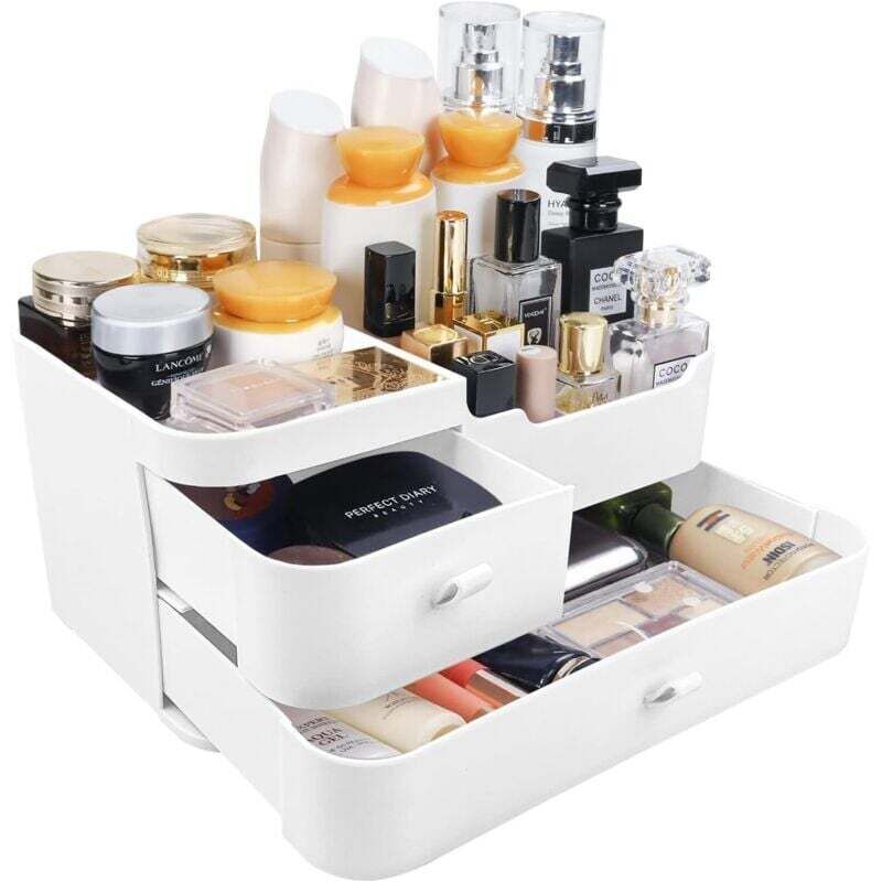 Aufbewahrungsbox für Make-up, Schminktisch-Organizer, Hautpflegebox, Make-up-Organizer, Kosmetikprodukt-Präsentationsständer zur Aufbewahrung von