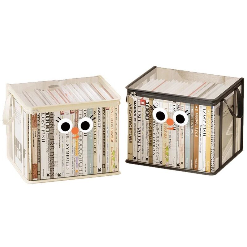 Aufbewahrungstasche für Bücher, transparente Aufbewahrungstasche für Kleidung mit Reißverschluss, wasserdichte Aufbewahrungstasche, durchsichtiger