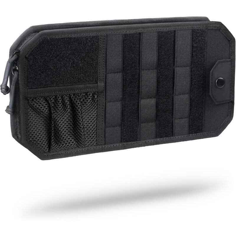 Aufbewahrungstasche für Sonnenbrillen im Auto, Organizer-Tasche für die Sonnenblende im Auto, mit integrierter taktischer Tasche zur Aufbewahrung von