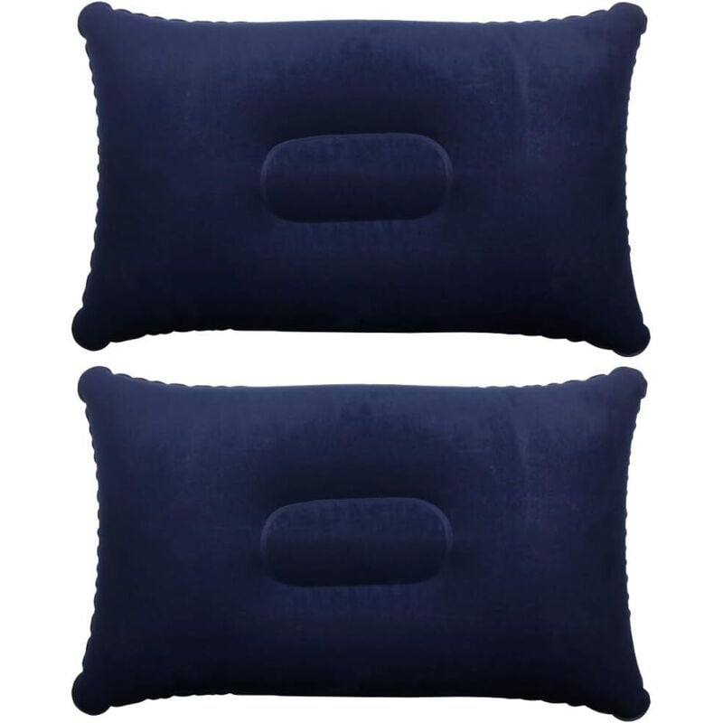 Aufblasbare Kissen x2 - Aufblasbare Kissen im Multipack, perfekt für Reisen/Camping/Outdoor/Angeln - Aufblasbares Kissen - Doppelpack - Ultraleichte