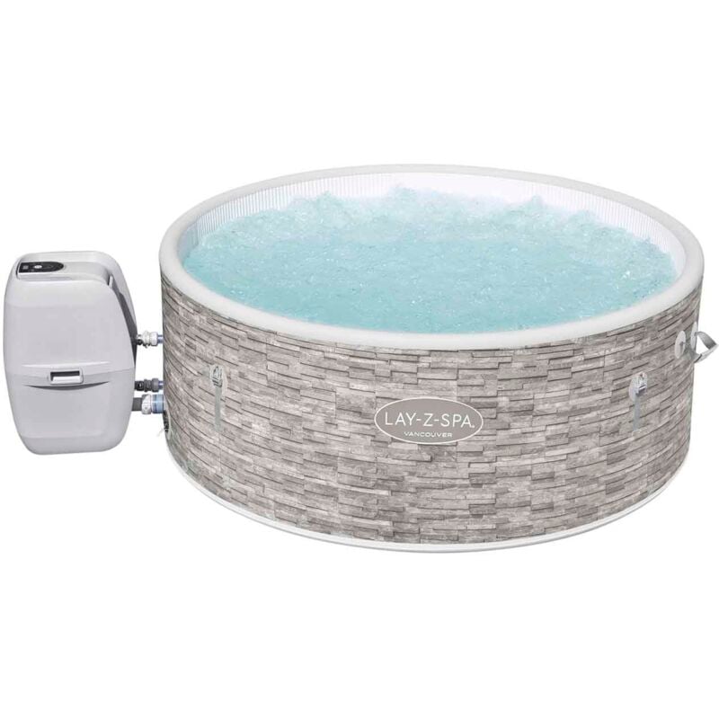 Aufblasbarer Whirlpool Bestway Lay-Z-Spa Vancouver Ø155x60 cm für 3-5 Personen mit Airjet und Abdeckung