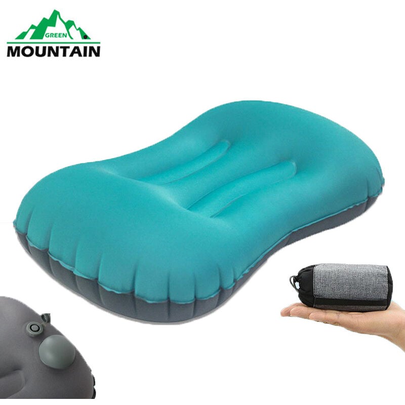 Aufblasbares Campingkissen, Strandkissen Aufblasbares Strandkissen, Wasserdicht - Komprimierbar - Bequem - Faltbar, Ultraleichtes Reisekissen