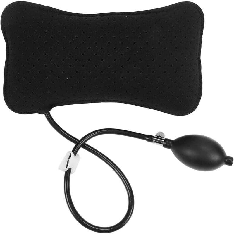 Aufblasbares Lordosenstützkissen, Stützkissen für den unteren Rücken, aufblasbares Luftkissen, tragbares Haltungsstützkissen für Bürostuhl, Auto bei