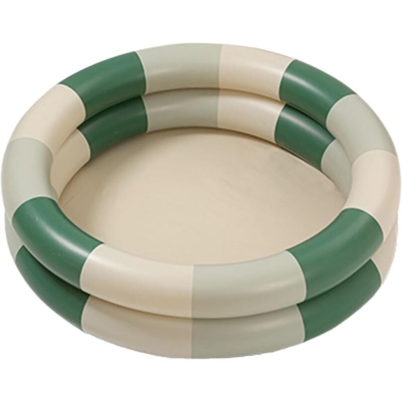 Aufblasbares Planschbecken, aufblasbares Babybecken, Retro-Aufblasbecken, Familienbecken im süßen Stil, verdicktes Wasserbecken zum Spielen im Innen