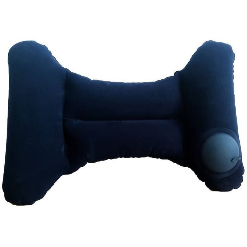 Aufblasbares Reise-Lendenkissen, aufblasbares Rückenstützkissen, geeignet für Flugzeuge, Langstreckenflüge, Reisen, Autos, Busse, Züge und Büros.