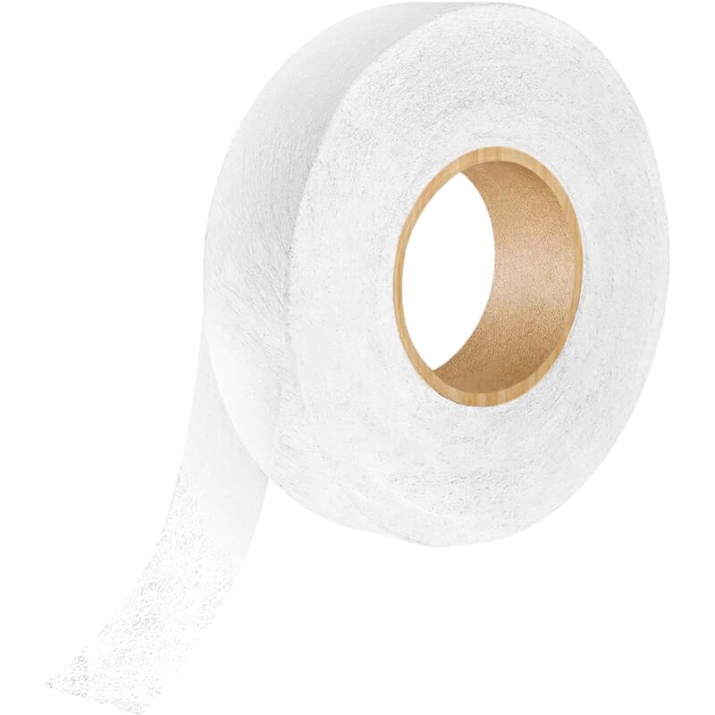 Aufbügelbares Saumband, Stoffsaumband, nahtloses Saumband, Saumband zum Aufbügeln, für Hosen, Vorhänge, Kleidung (20 mm x 64 m)