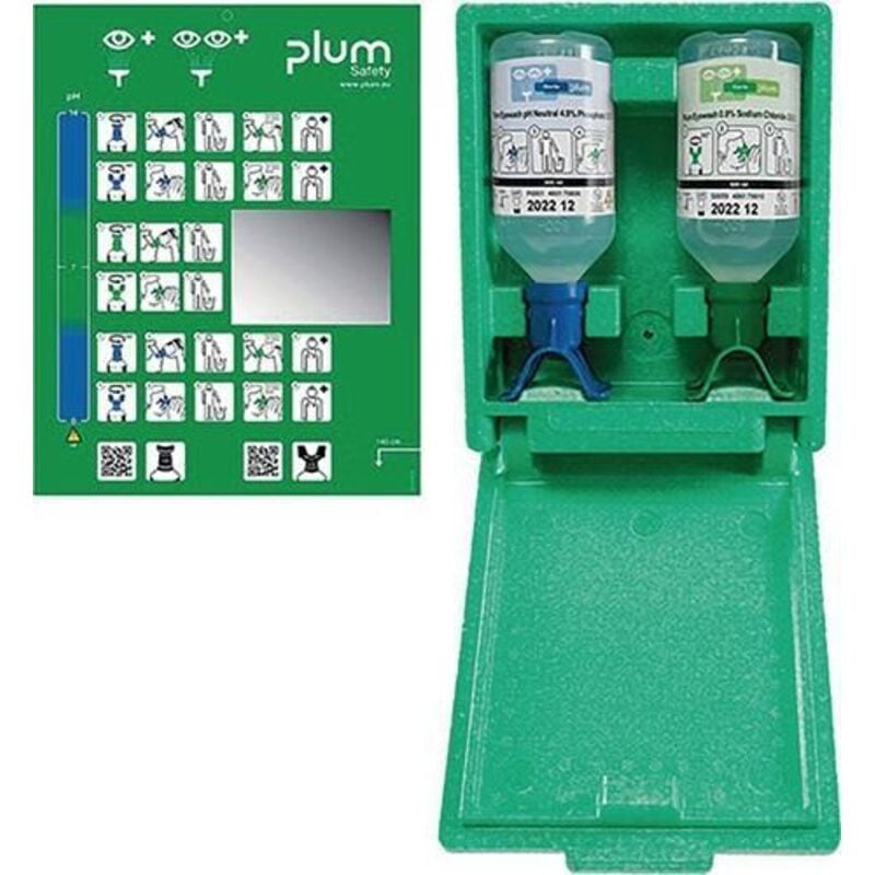 FP - plum Augennotfallstation duo 0,5l pH Neut.DUO,0,5l Augenspüllös.DUO - 4862