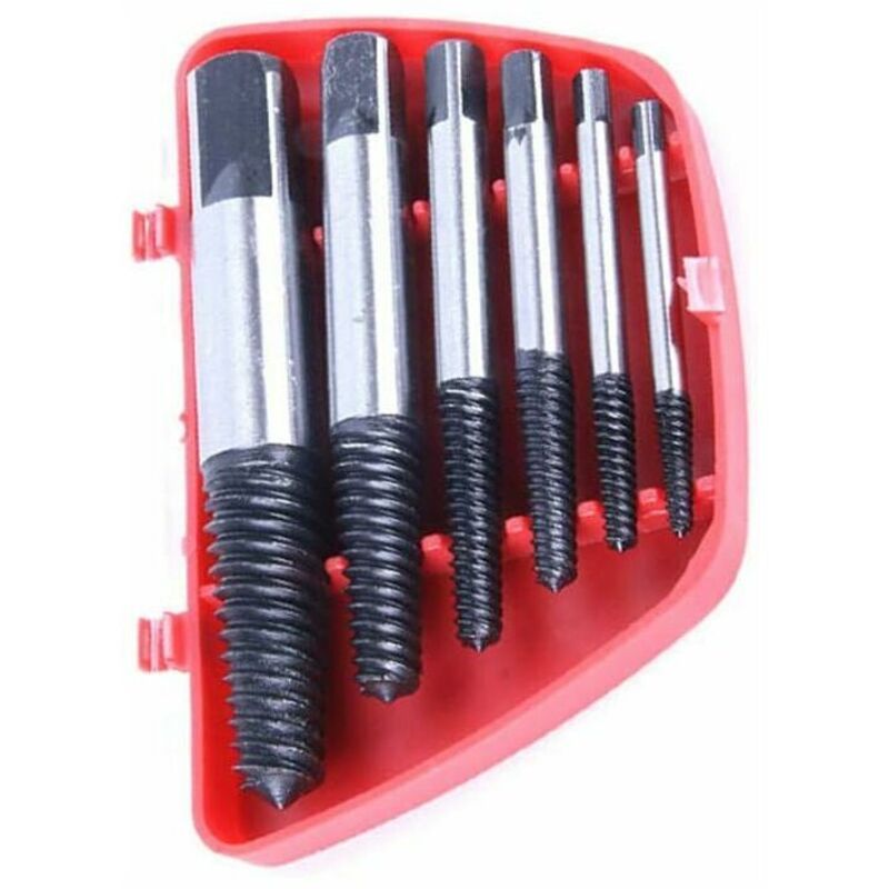 Ausdreher für gebrochene Schrauben, Multi-Burst-Schraubenausdreher-Set, Härtegrad: Edelstahl, Auszieher für gebrochene Schrauben, leicht zu schälen,