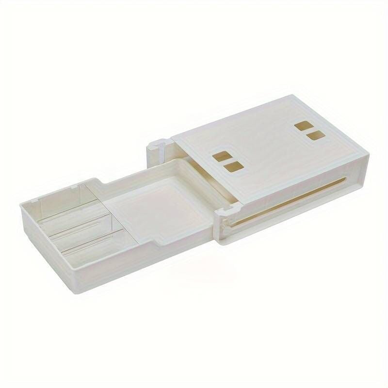 Ausziehbare Aufbewahrungsbox für unter den Schreibtisch, wandmontierbar, Bürobox für Schreibwaren, hängende Aufbewahrungsbox für unter den