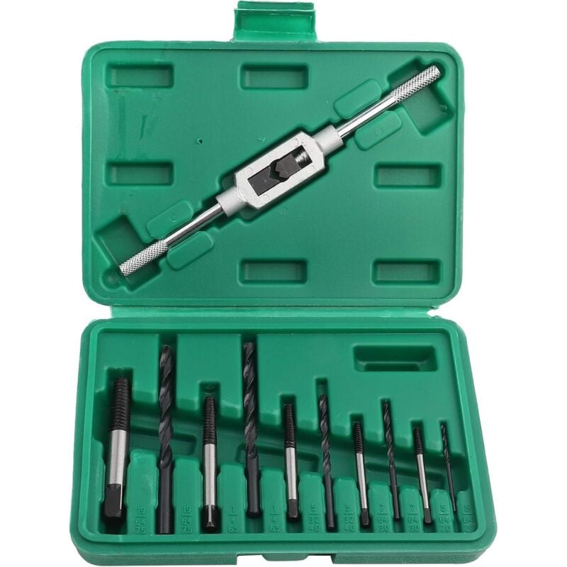 Auszieher für gebrochene Schrauben -11-teilig Bohrer für gebrochene Schrauben & Extraktor-Set Schrauben Befestigungselemente Entfernen Werkzeug