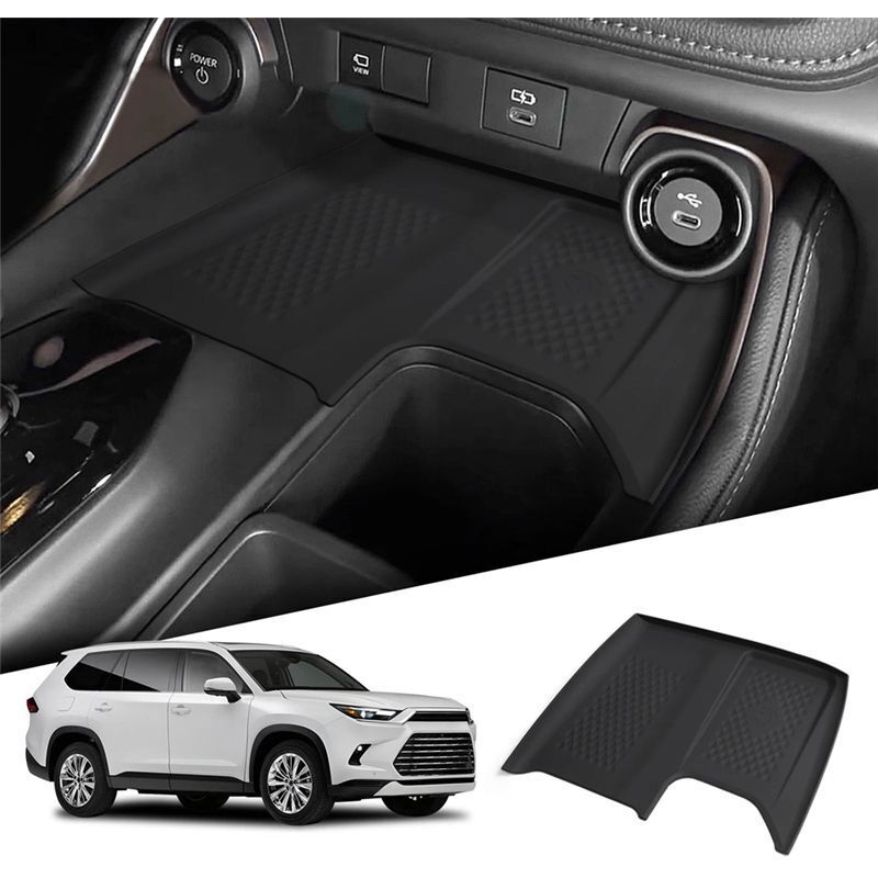 Auto-Anti-Rutsch-Pad, Silikon, Kabelloses Ladegerät, Anti-Schmutz-Pad für Grand Highlander 2024 2025, Zubehör, LHD