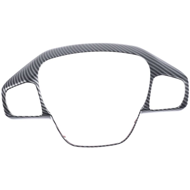 Tlily - Auto Carbon Fiber Lenkrad Panel Abdeckung Trim Rahmen Aufkleber für Ford Focus 2022 2023