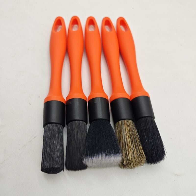 Auto-Detailbürste, 5 Auto-Reinigungsbürsten, Auto-Detailbürsten, Bürsten für Auto, Motorrad, Auto, Reinigung von Rädern, Armaturenbrett, Innen,