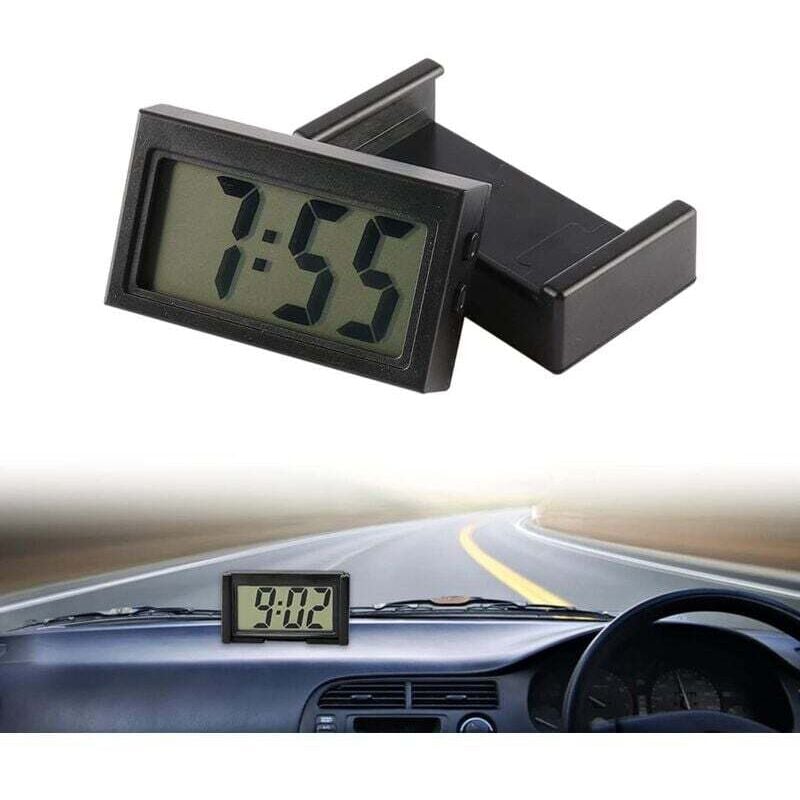 Auto Digitaluhr Auto Uhr Mini Auto Uhr LCD Digital Uhr LCD Digital Uhr Dashboard Fahrzeug Elektronische Digital Uhr Digitale Auto Uhr