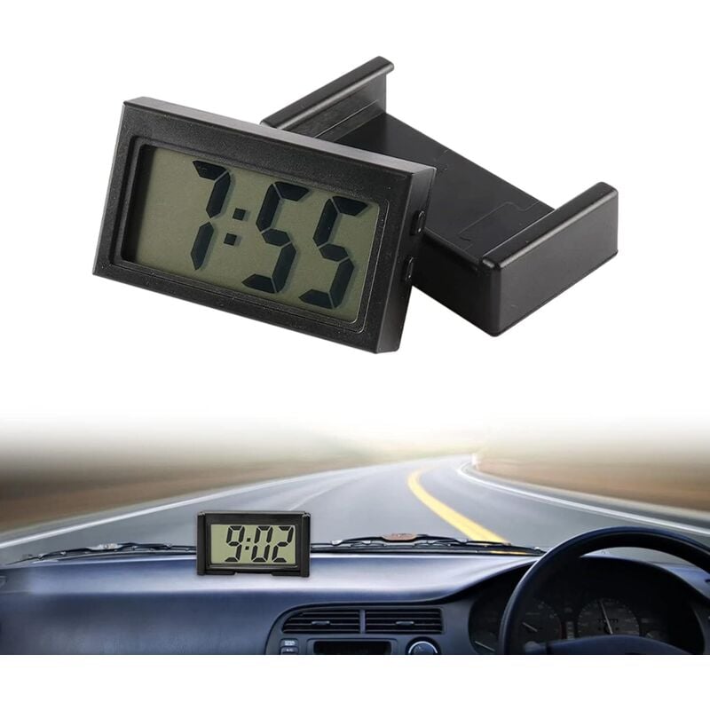 Auto Digitaluhr Auto Uhr Mini Auto Uhr LCD Digital Uhr LCD Digital Uhr Dashboard Fahrzeug Elektronische Digital Uhr Digitale Auto Uhr