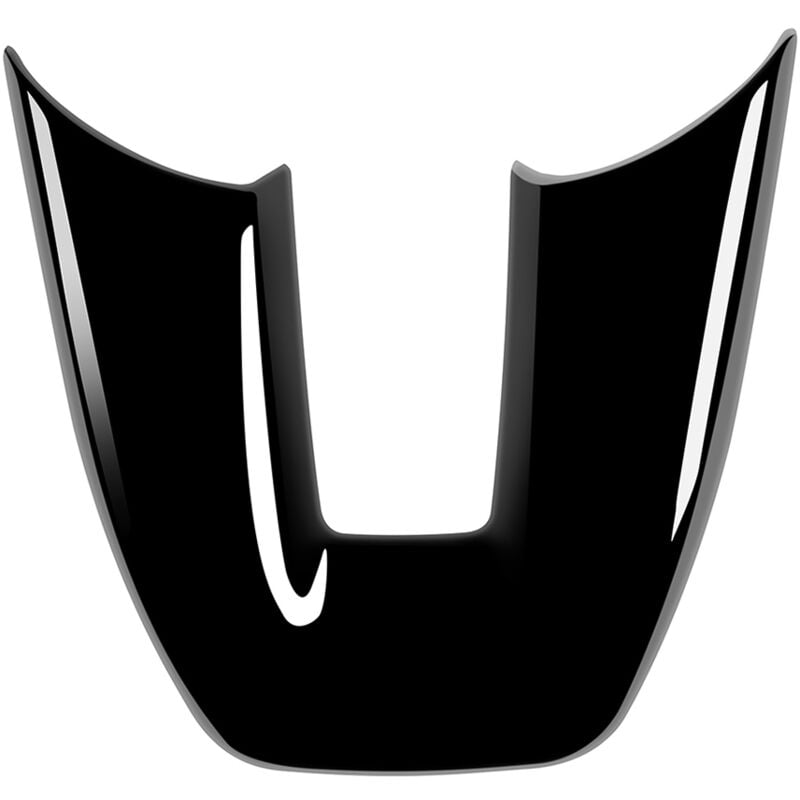 Auto glänzend schwarz V-Stil Lenkrad Panel Abdeckung Trim Dekoration Rahmen Aufkleber für Vezel -v 2021 2022