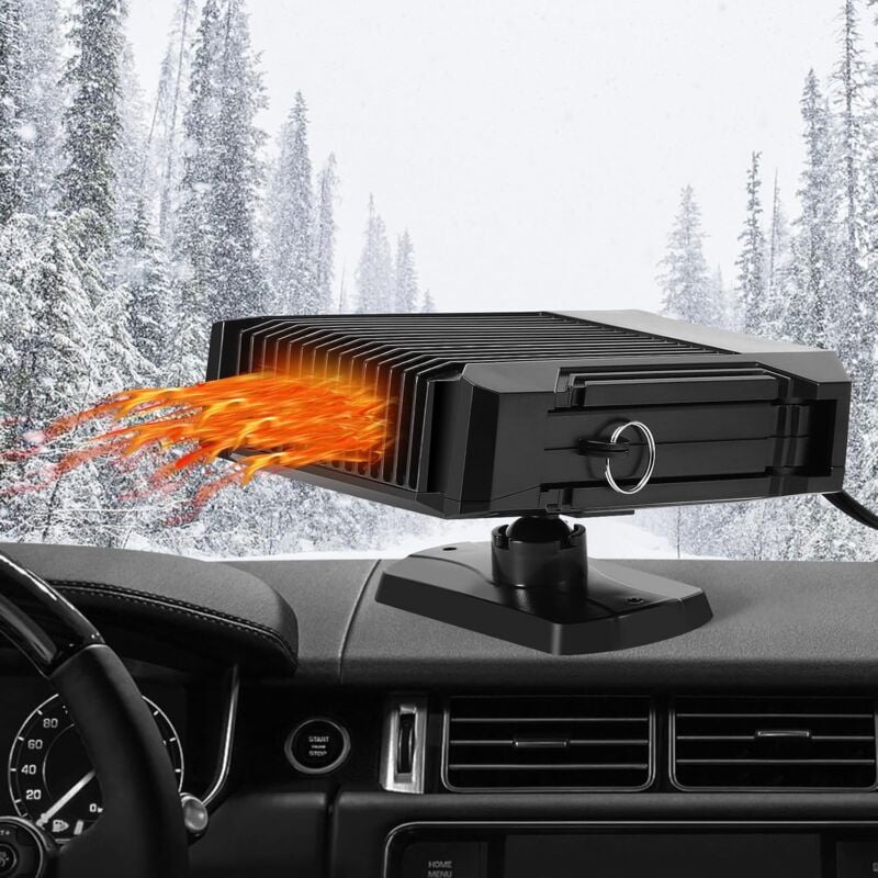 Auto-Heizung, 12 v, 150 w, 2-in-1-Auto-Heizung und Kühlung, Auto-Defroster, schnelles Aufheizen, tragbarer Auto-Windschutzscheiben-Heizventilator,