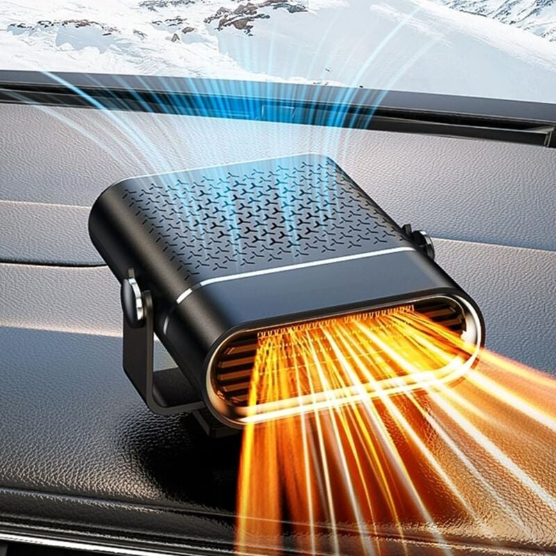 Cyslmuk - Auto-Heizung, 2-in-1 12 v Auto-Heizung, Kühlgebläse, Defogger, Defroster, 360 Grad drehbare Heizung