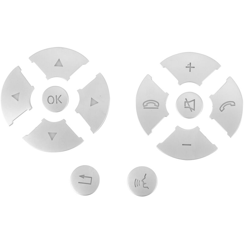Auto Innen Lenkrad Knopf Schalter Ordnung Abdeckung Aufkleber für CES W204 W212 W221 X204 C200 C250