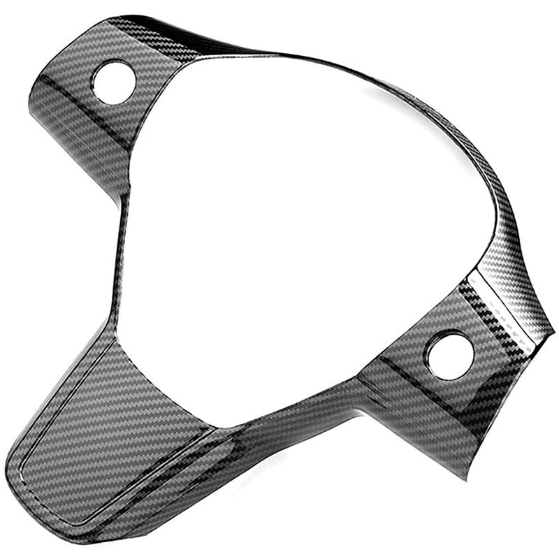 Auto-Innenraumabdeckung für Y 2017-2020 Carbon Fiber Lenkrad Schutzrahmen Patch Trim Zubehör