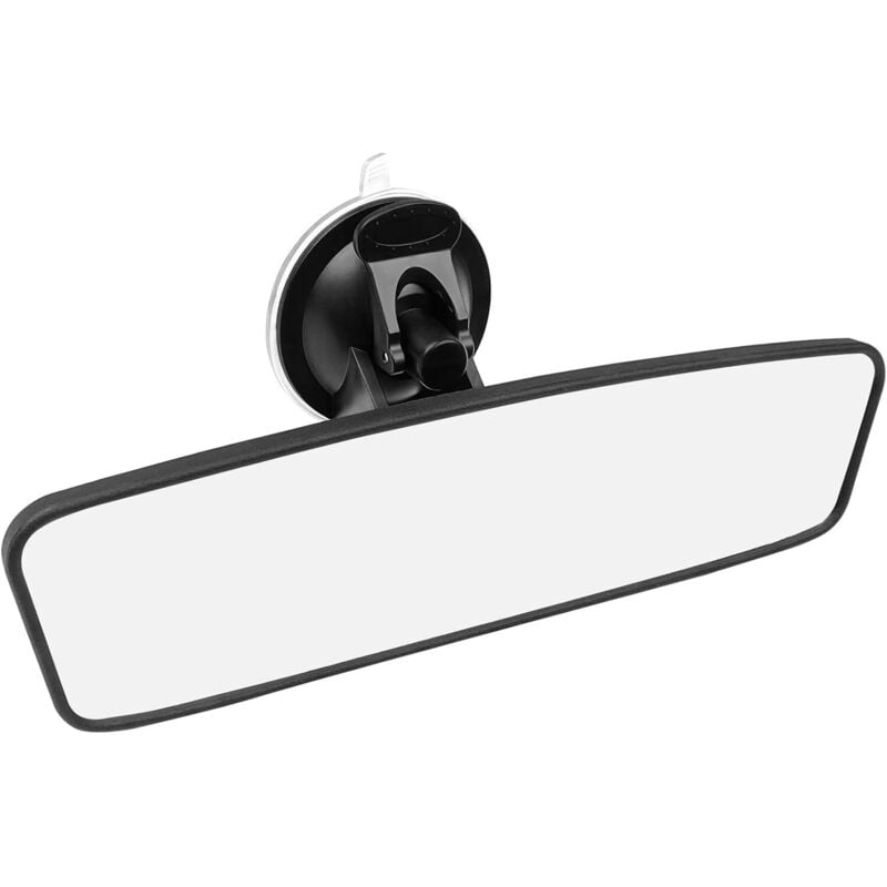 Auto Innenrückspiegel 24,5 x 7 cm, Verstellbarer Weitwinkel Auto Rückspiegel mit Saugnäpfen, Universal 270° Drehbarer Auto Innenspiegel für Auto suv