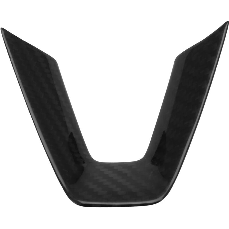 Auto Lenkrad Abdeckung Trim Aufkleber Carbon Faser für 2024 Innen Zubehör