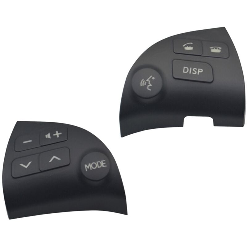 Tlily - Auto Lenkrad-Steuerschalter Audio Bluetooth Multi-Tastenabdeckung für Lexus ES350 2006-2012 84250-33190-C0